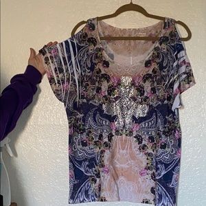 Lane Bryant 18/20 beautiful open shoulder top